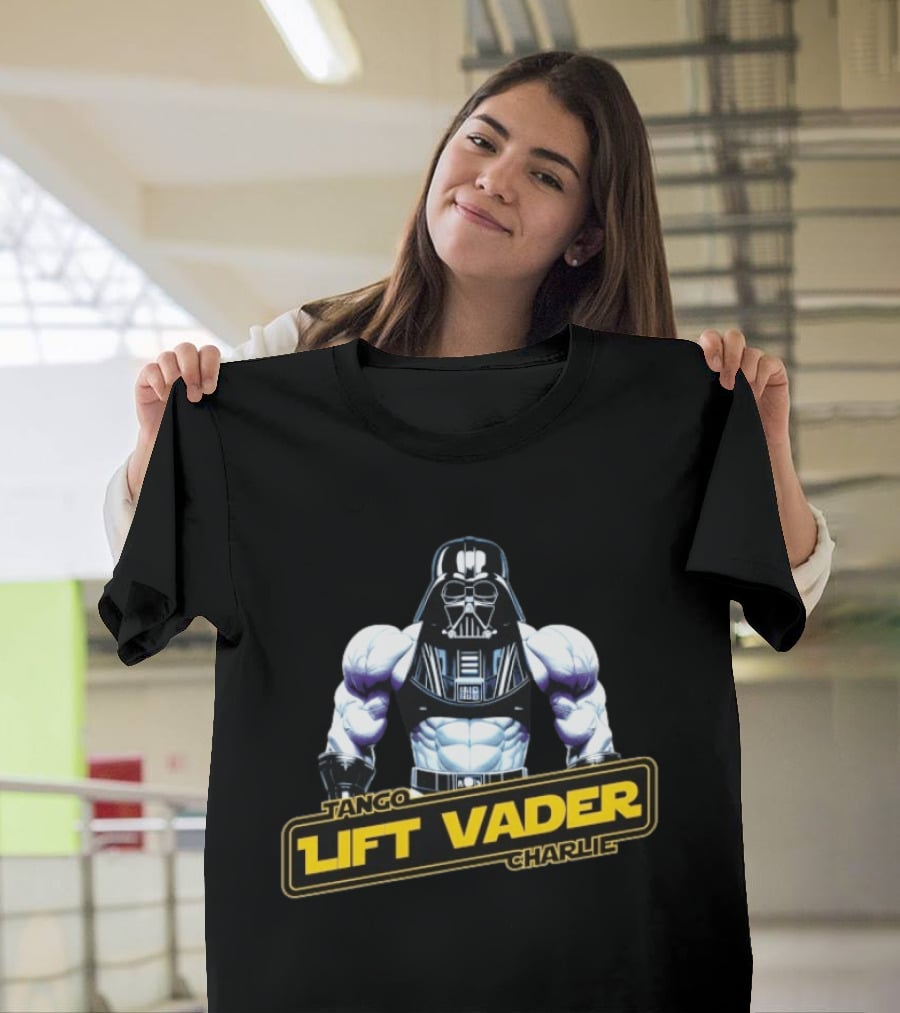 Tango Lift Vader Charlie Star Wars Buff Darth Vader T-Shirt