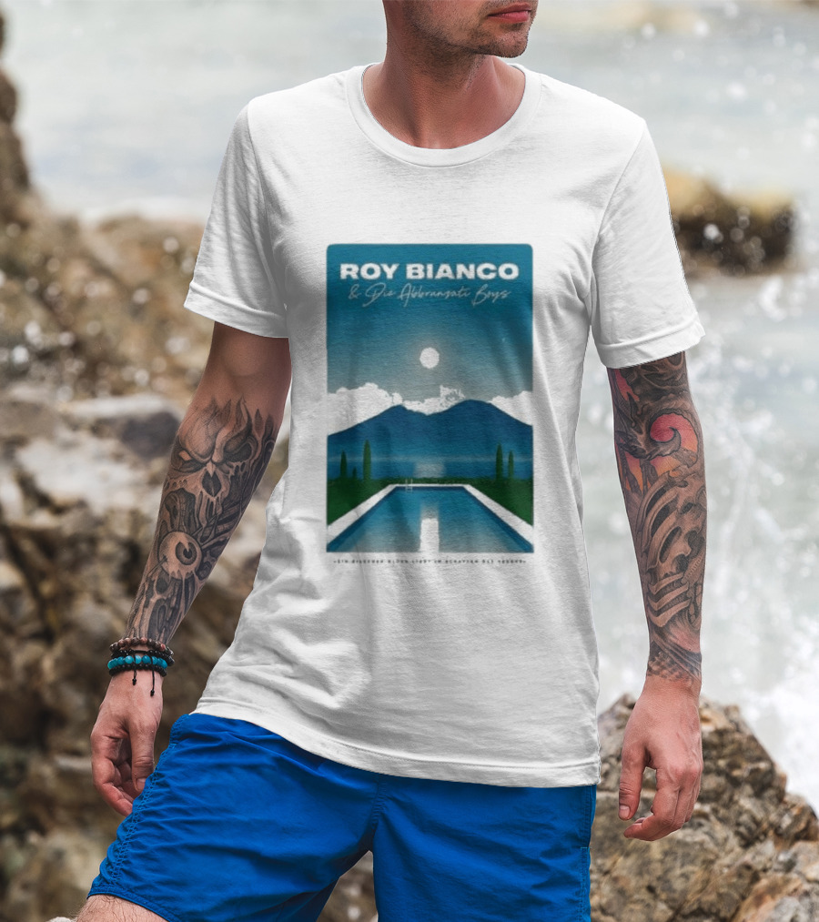 Roy Bianco & Die Abbrunzati Boys Tour 2024 Poolside Paradise Moonlit Mountain T-Shirt