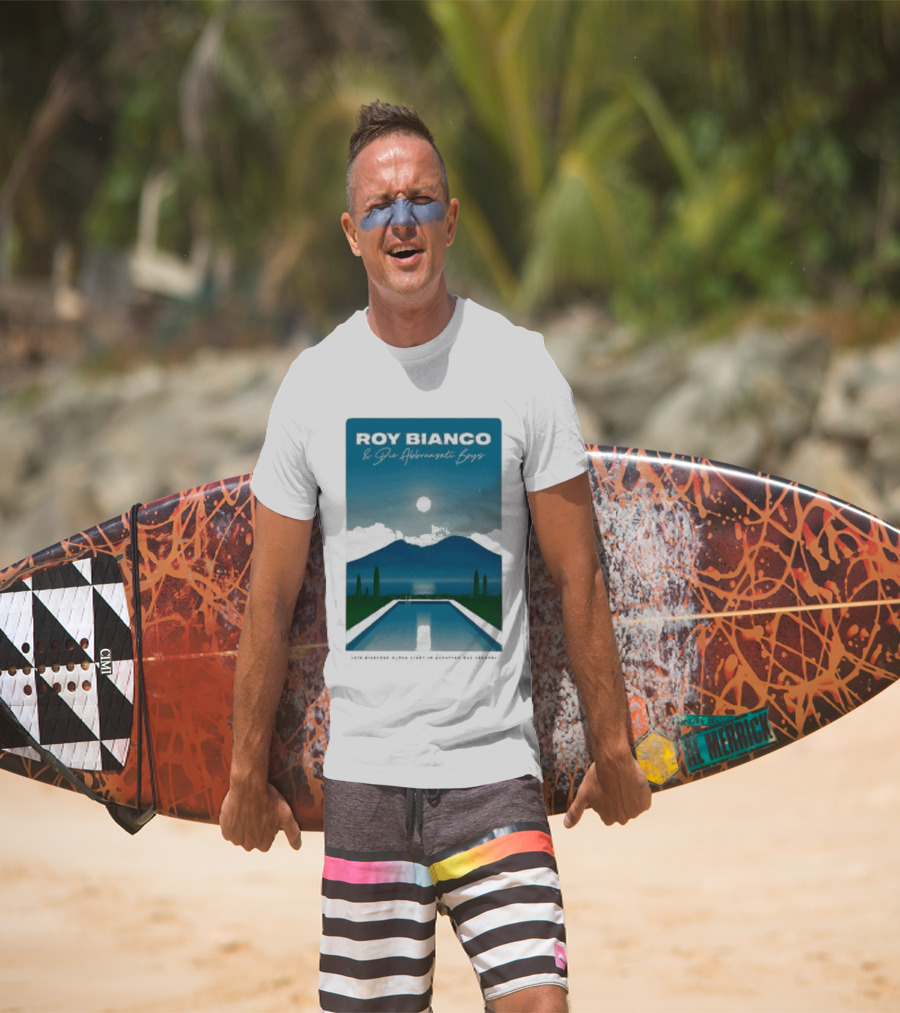 Roy Bianco & Die Abbrunzati Boys Tour 2024 Poolside Paradise Moonlit Mountain T-Shirt
