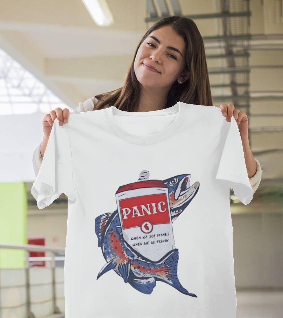 Widespread Panic When We See Fishes Go Fishin' WSMFP Fishing Lot T-Shirt