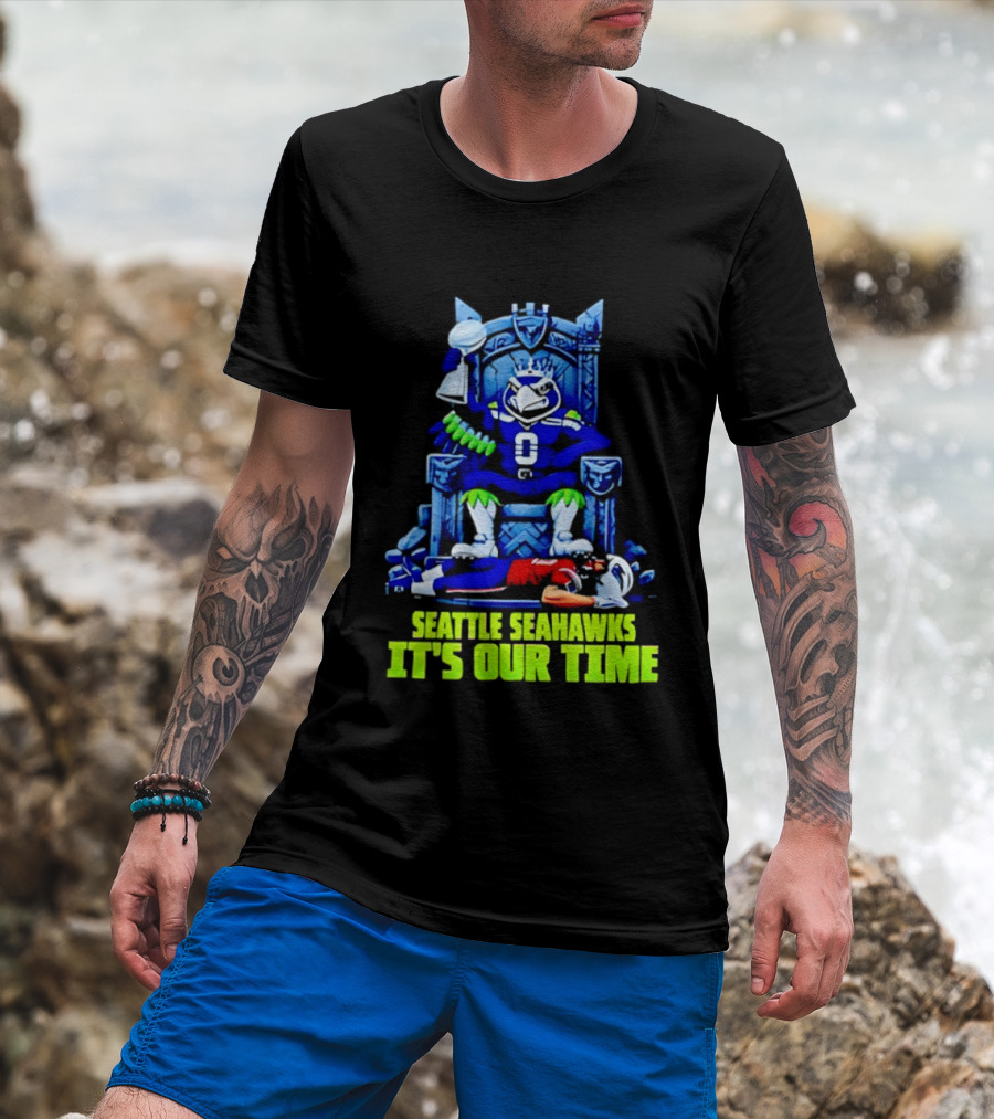 Seattle Seahawks It's Our Time 2026 Jaxon Smith Njigba Football T-Shirt