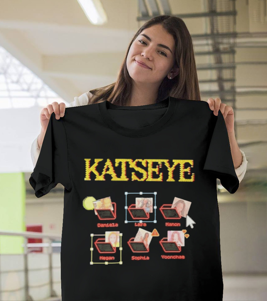 Katseye Internet Girl Darci Alexa Mignon Megan Sophia Yoonchae T-Shirt