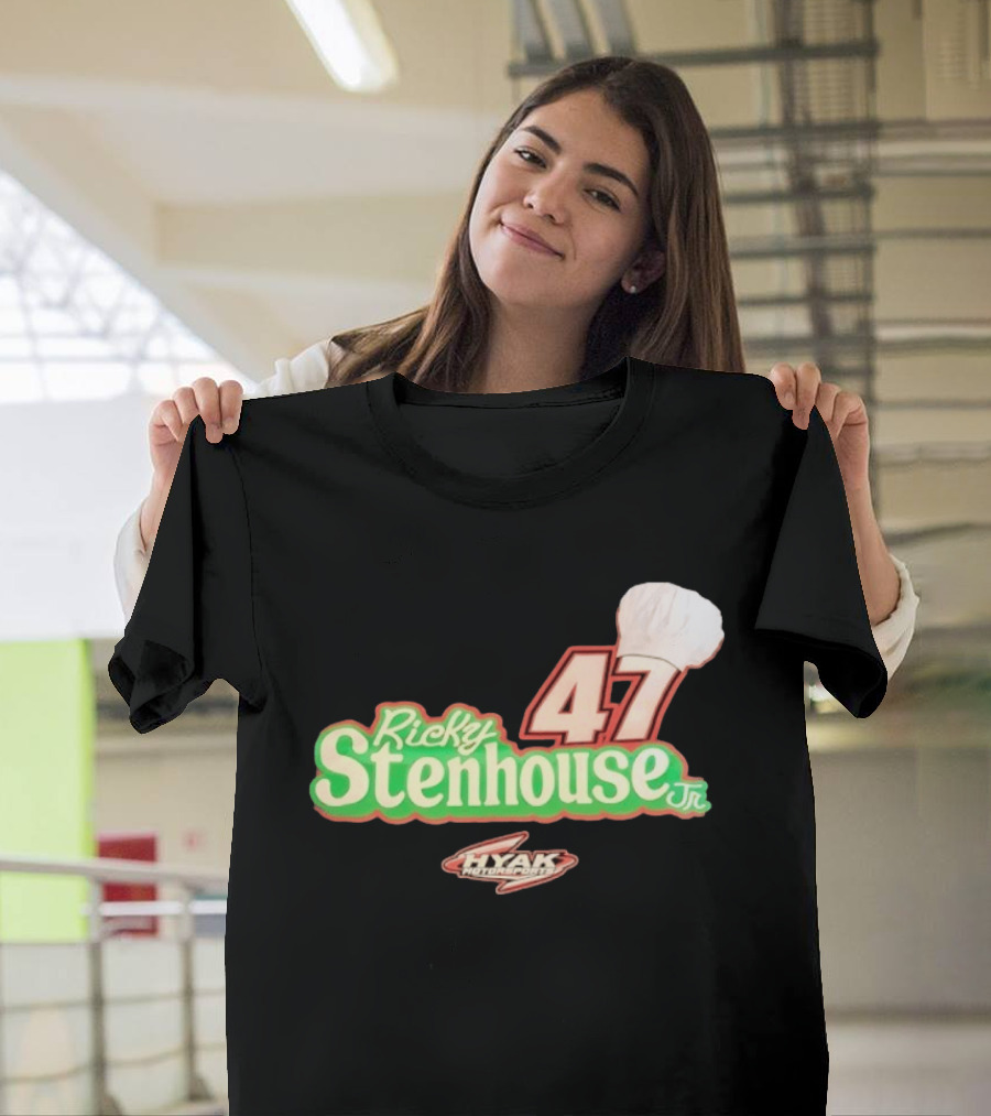 Ricky Stenhouse Jr 47 Hyak Motorsports Chef Hat T-Shirt