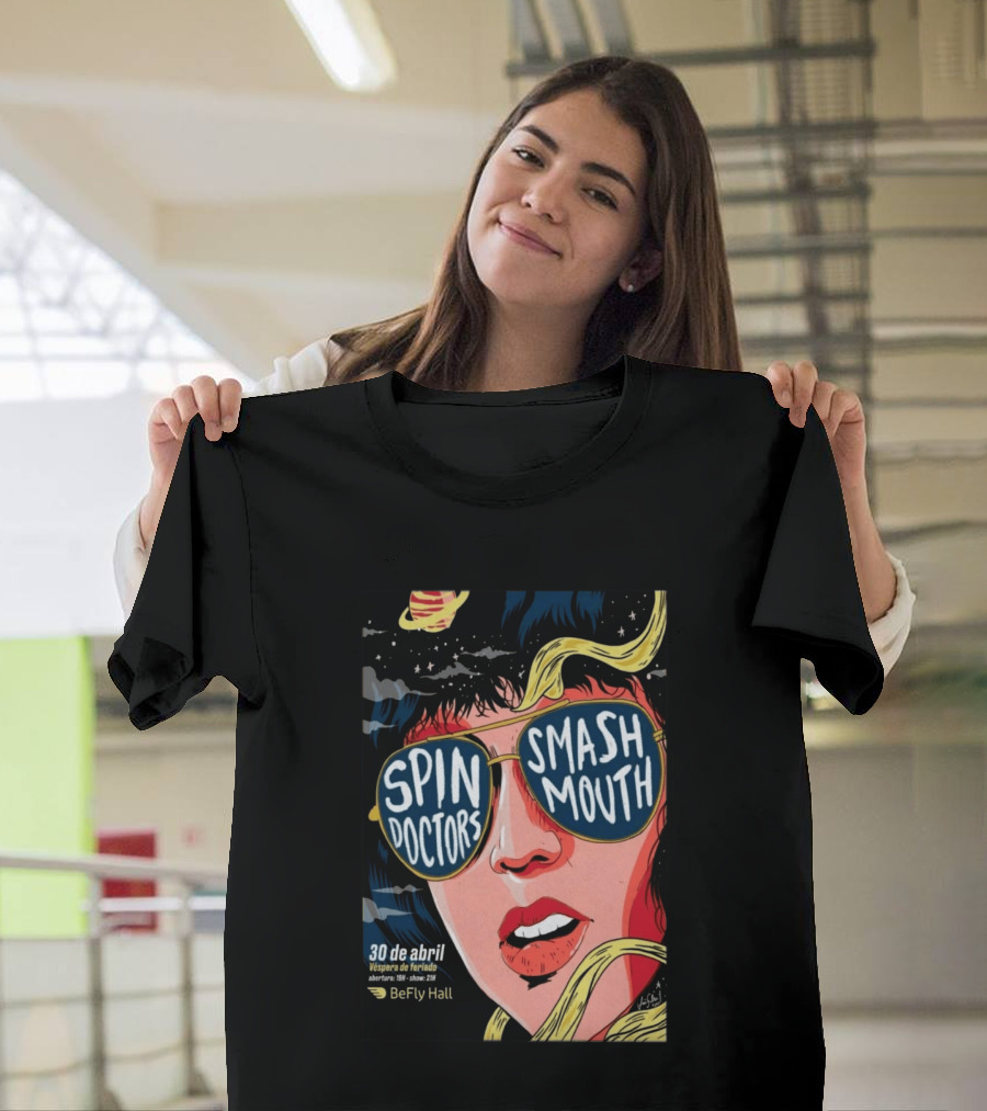 Spin Doctors Smash Mouth Concert 30 De Abril BeFly Hall 2026 Belo Horizonte Brazil T-Shirt