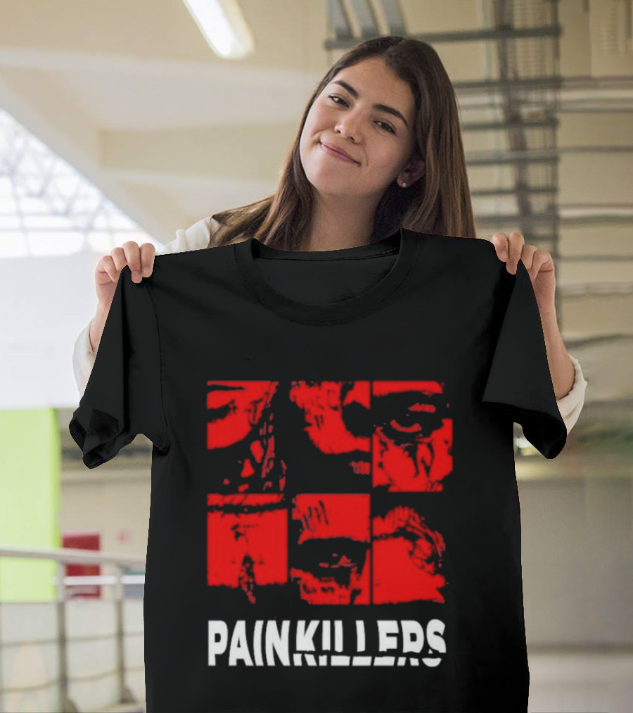 Yzo And Ptk Painkillers Eye Red Faces T-Shirt
