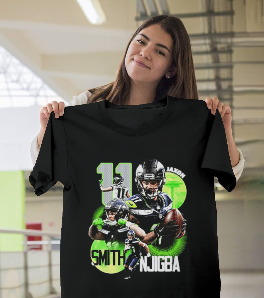 Jaxon Smith Njigba Seahawks Number 11 Football Player T-Shirt