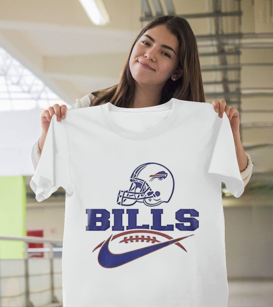 Buffalo Bills Helmet Football Sports Fan Gear T-Shirt