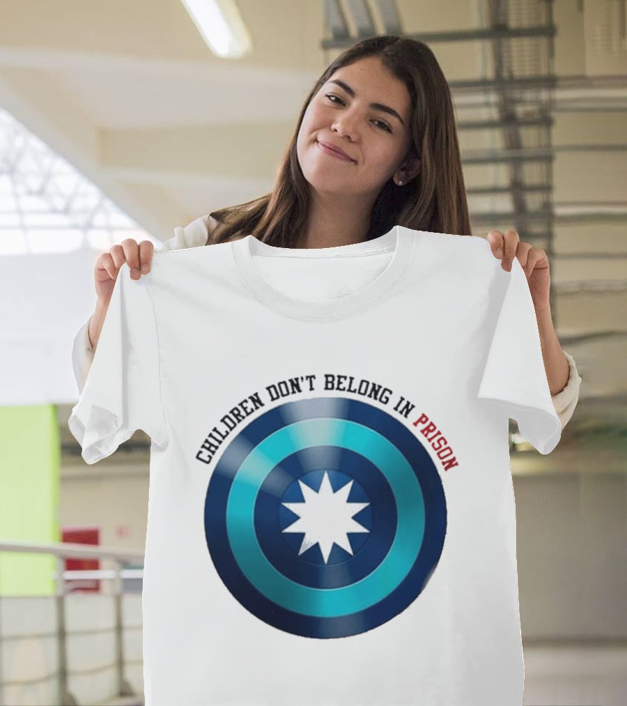 Children Don't Belong In Prison Minnesota Shield Abolish ICE T-Shirt