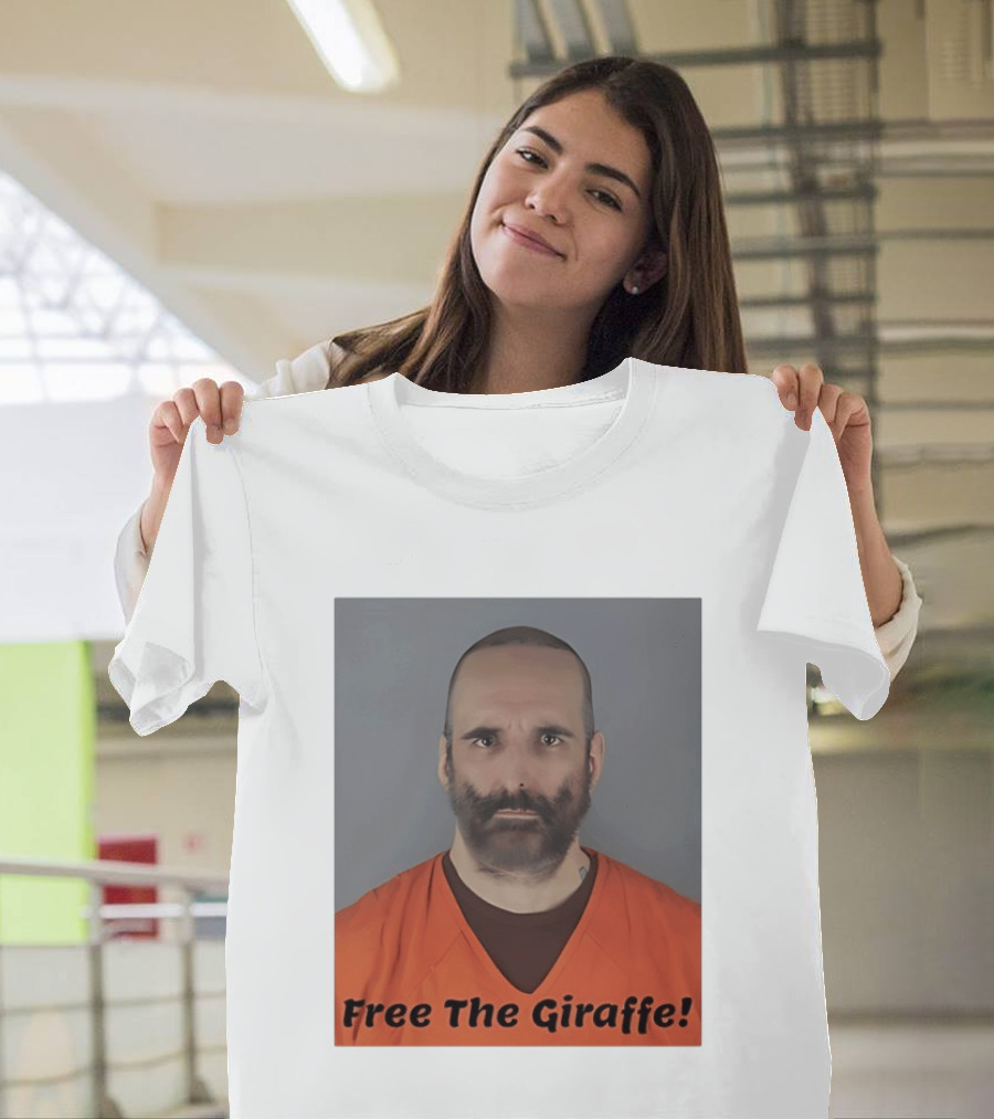 Robby Roadsteamer Shot Free The Giraffe T-Shirt