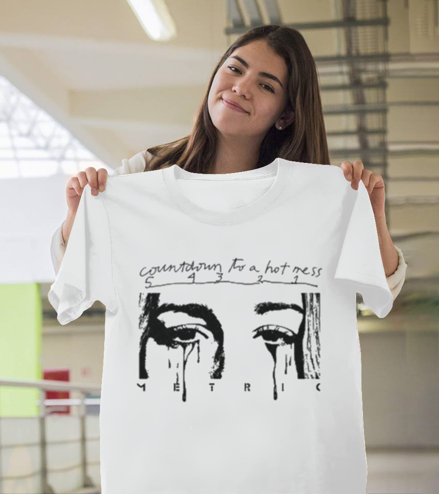 Victim Of Luck Countdown To A Hot Mess Metric T-Shirt