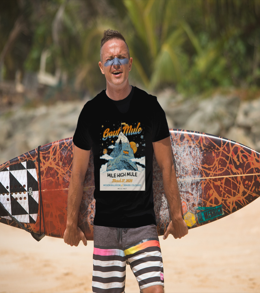 Gov't Mule Mission Ballroom Denver March 27 2026 Event Mountain T-Shirt