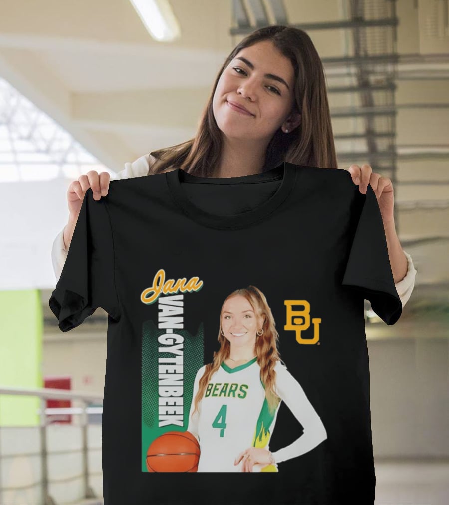 Jana Van Gytenbeek Baylor Bears NCAA Basketball BU T-Shirt