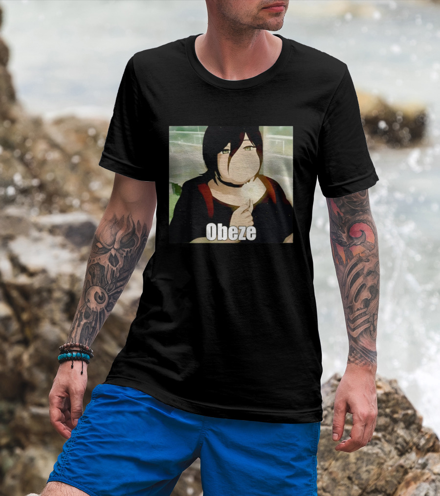 Obese Reze Reze Arc Anime Character Meme T-Shirt