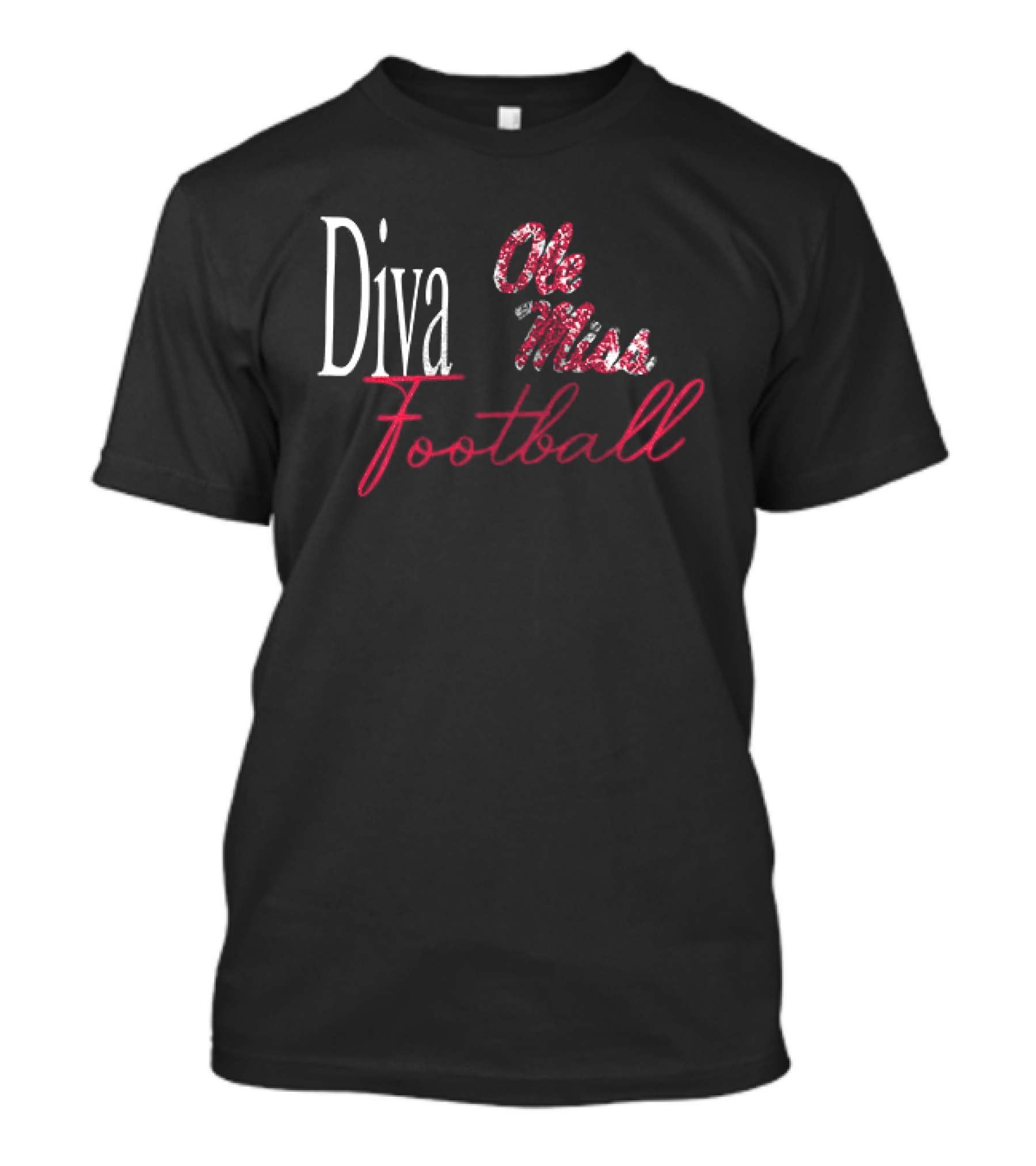 Ole Miss Football Diva T-Shirt