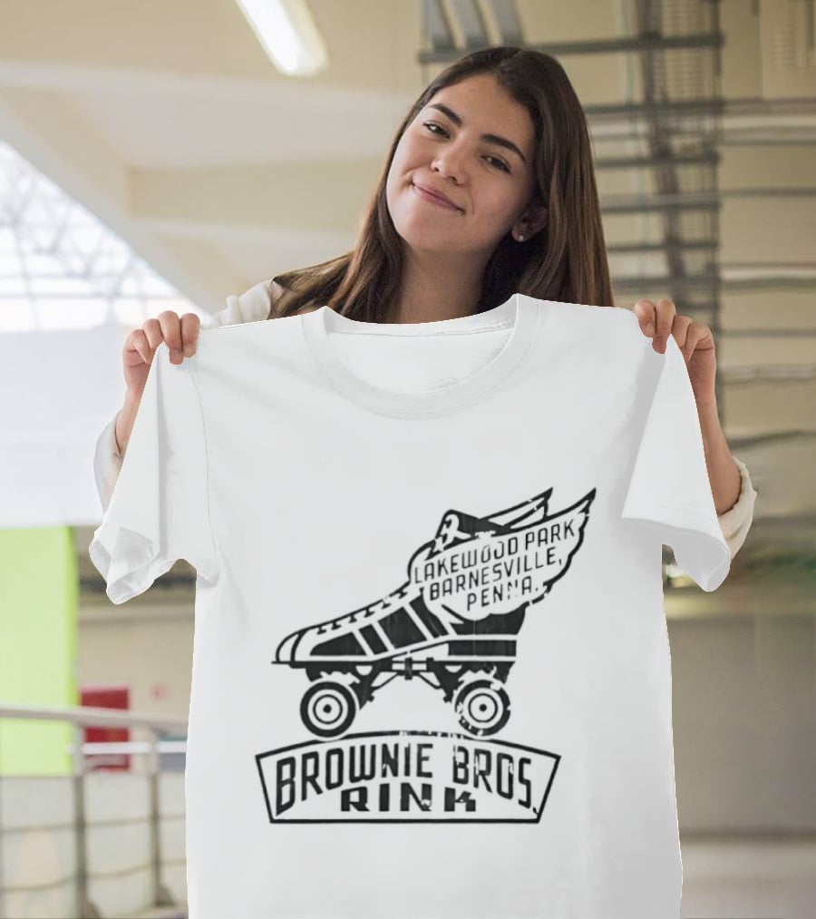 Brownie Bros Rink Lakewood Park Barnesville Pennsylvania Skate Roller T-Shirt