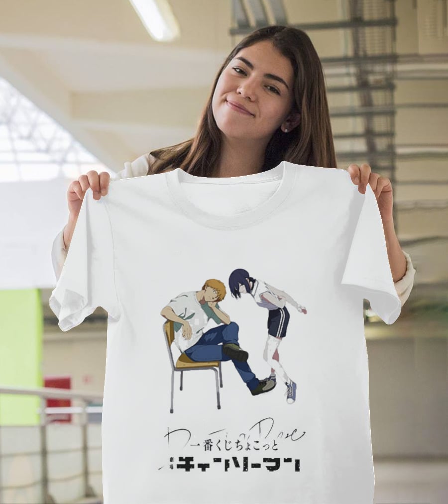 Chainsaw Man Denji X Reze Anime Scene T-Shirt