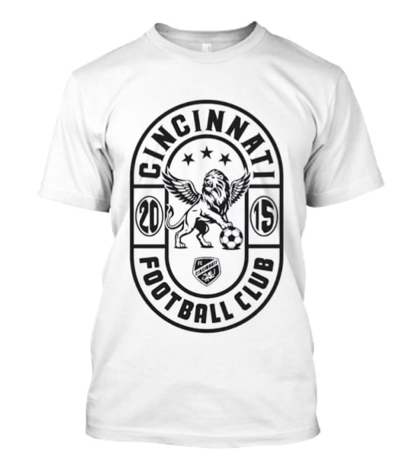 Cincinnati Football Club Winged Lion Emblem Est 2015 T-Shirt
