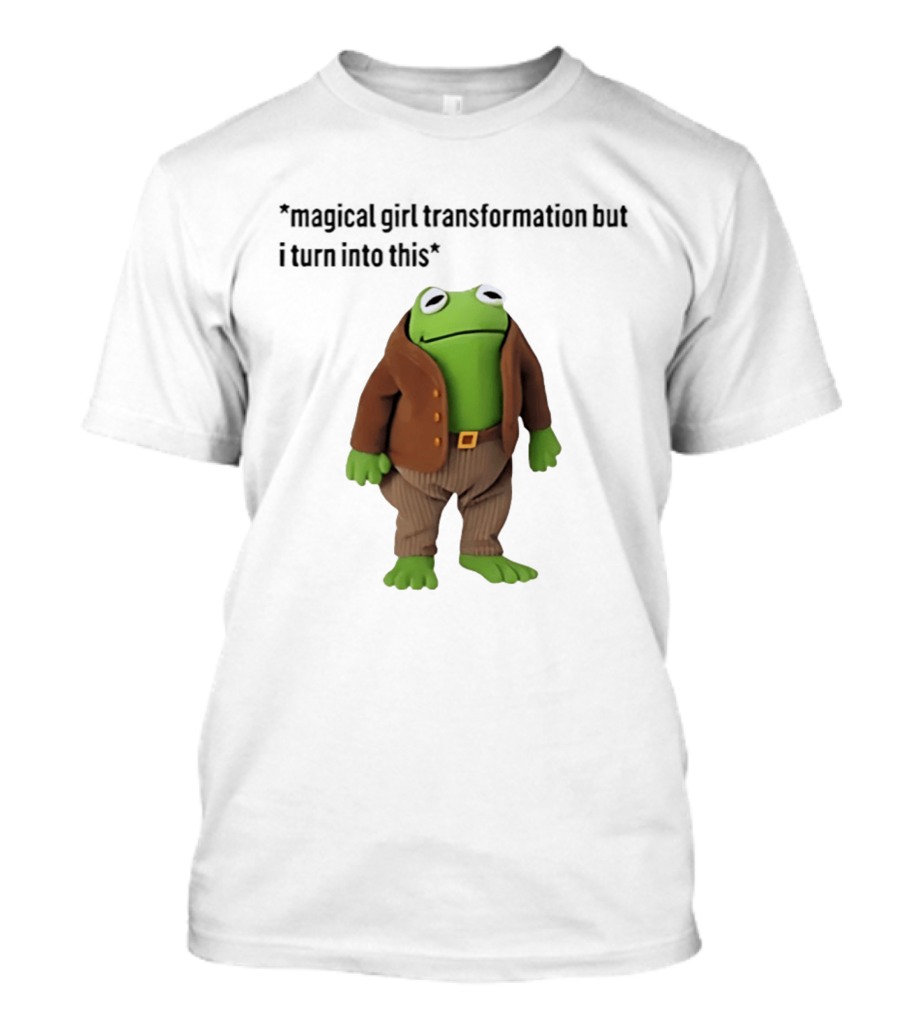 Frog And Toad Magical Girl Transformation Meme T-Shirt