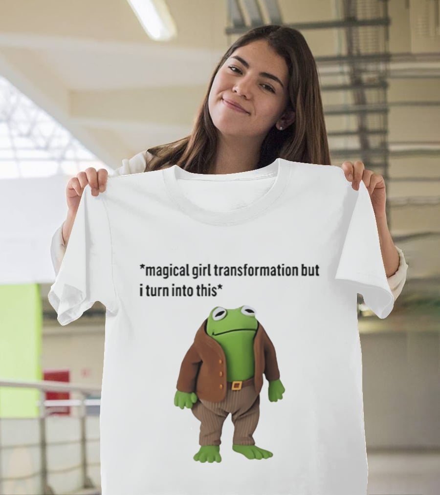 Frog And Toad Magical Girl Transformation Meme T-Shirt