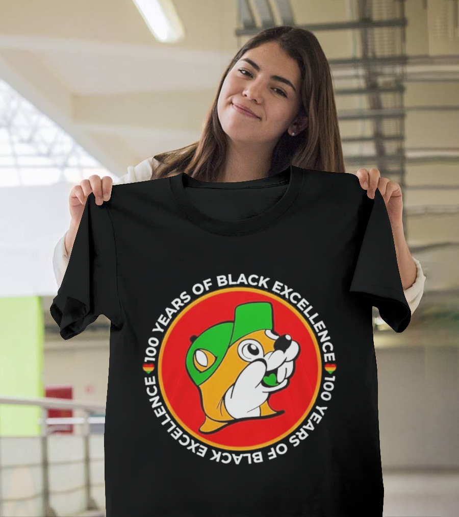 100 Years Of Black Excellence Buc Ee's Anniversary Celebration T-Shirt