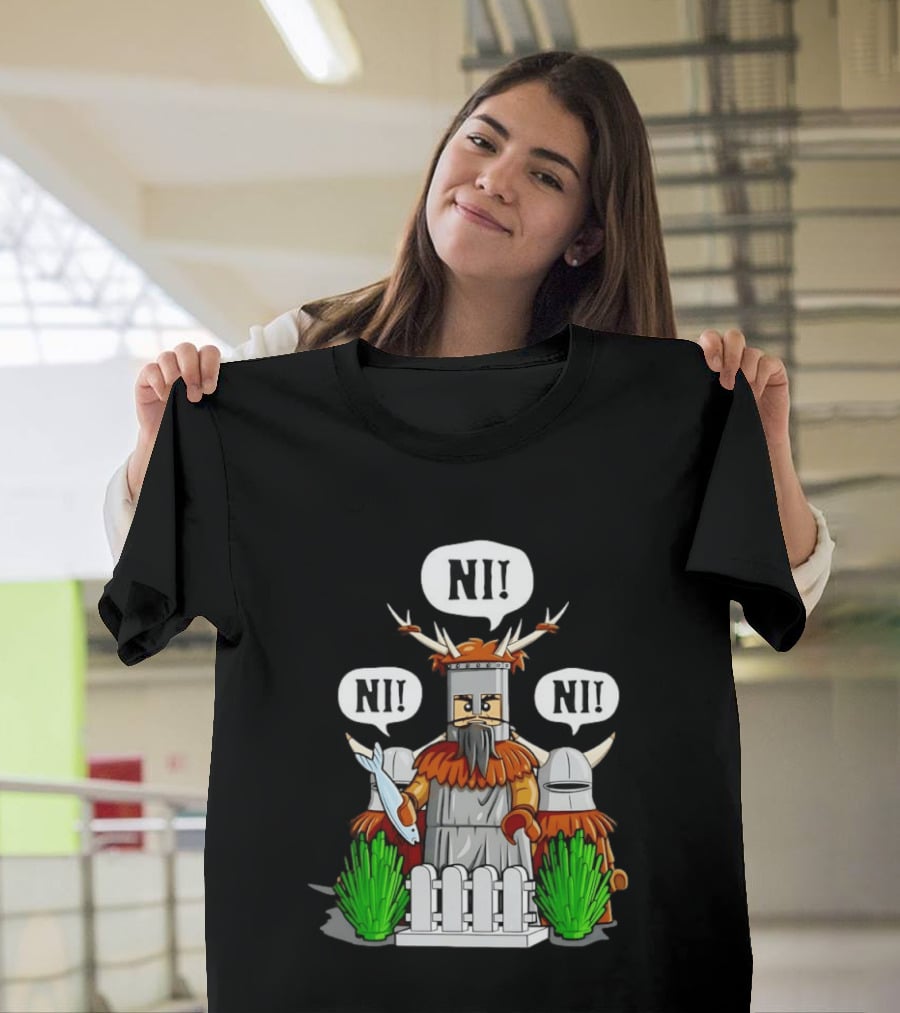 Viking Warrior Lego The Knights Of Ni NI! NI! NI! T-Shirt