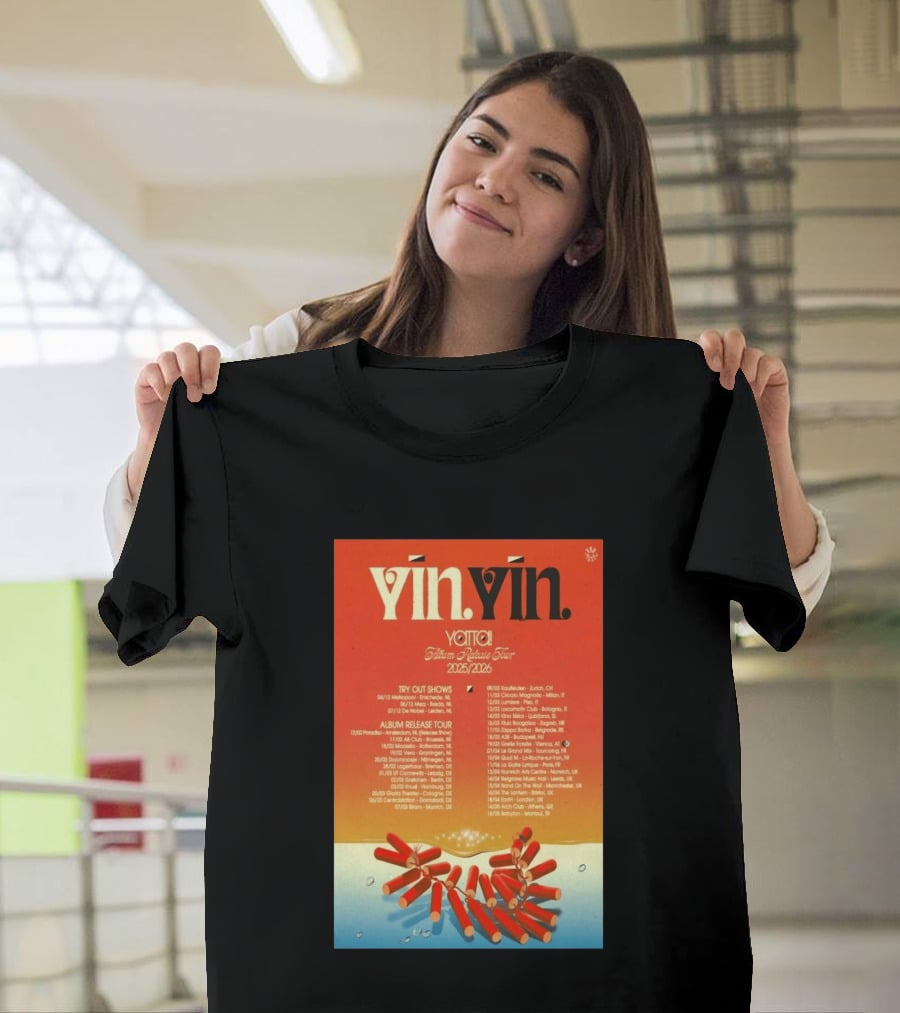 YĪN YĪN Yatta Album Release Tour 2025 2026 Europe And UK Dates T-Shirt