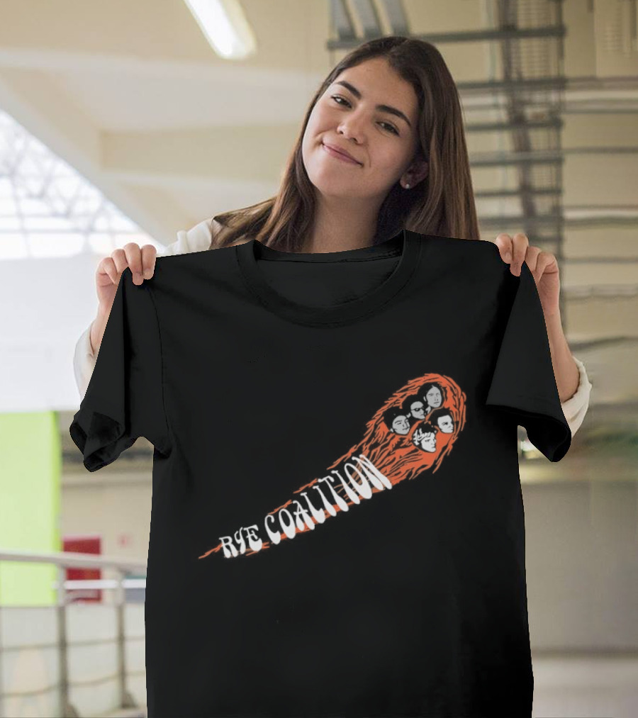 Rye Coalition Fireball Band Faces Comet T-Shirt