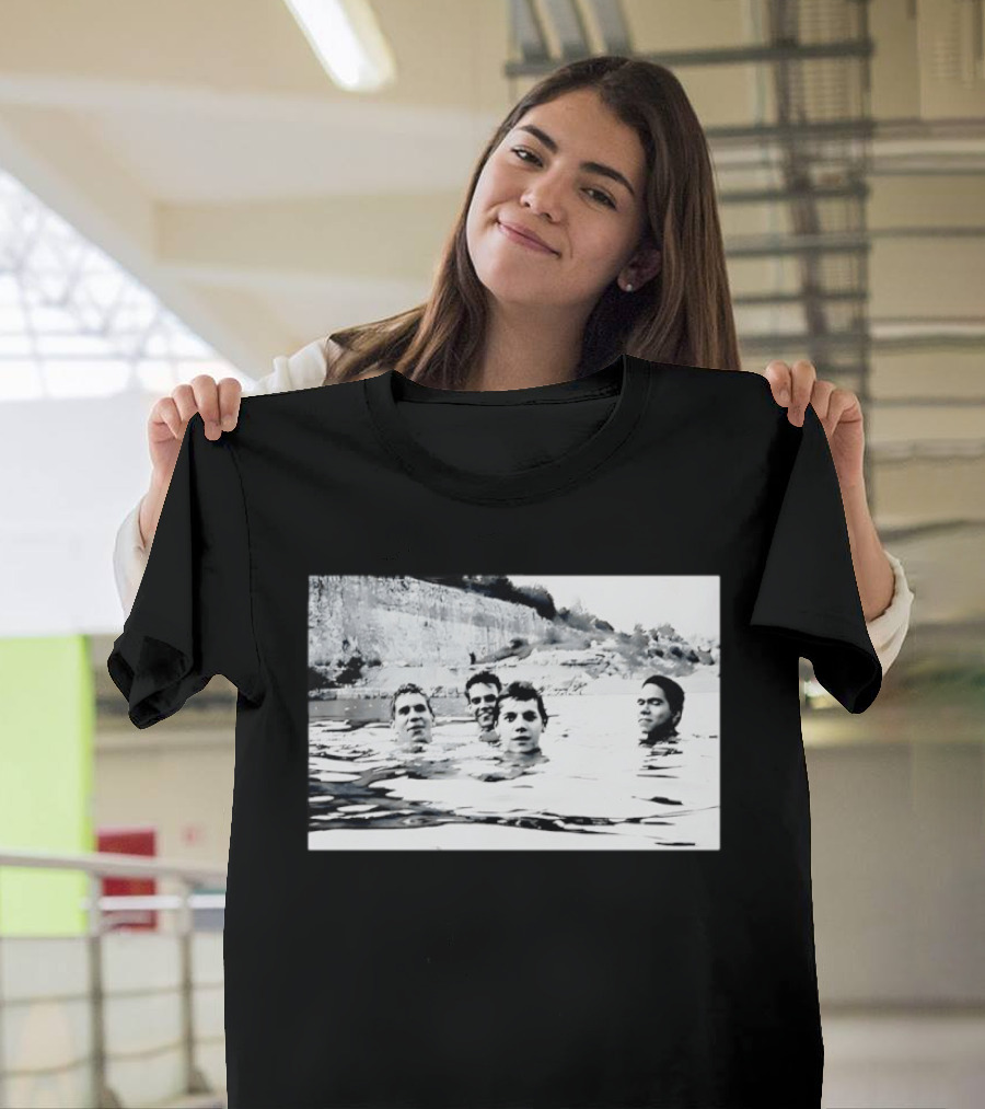 Slint Spiderland Album Cover Iconic Photo Black And White Band Image T-Shirt