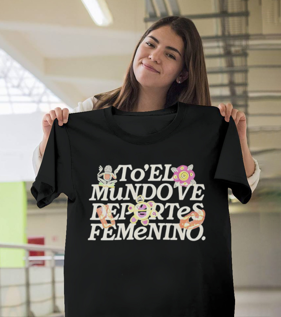 To El Mundo Deportes Femenino Pastel Floral T-Shirt