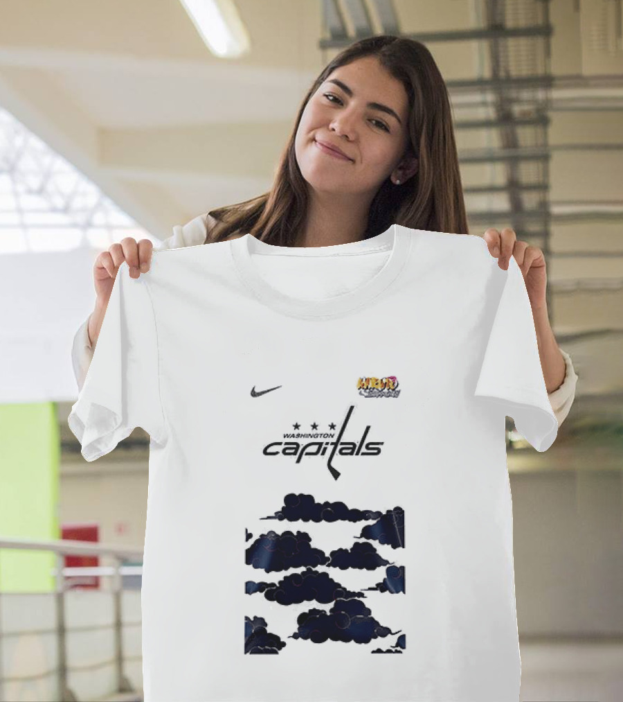 Nike Washington Capitals X Naruto Shippuden Collaboration T-Shirt