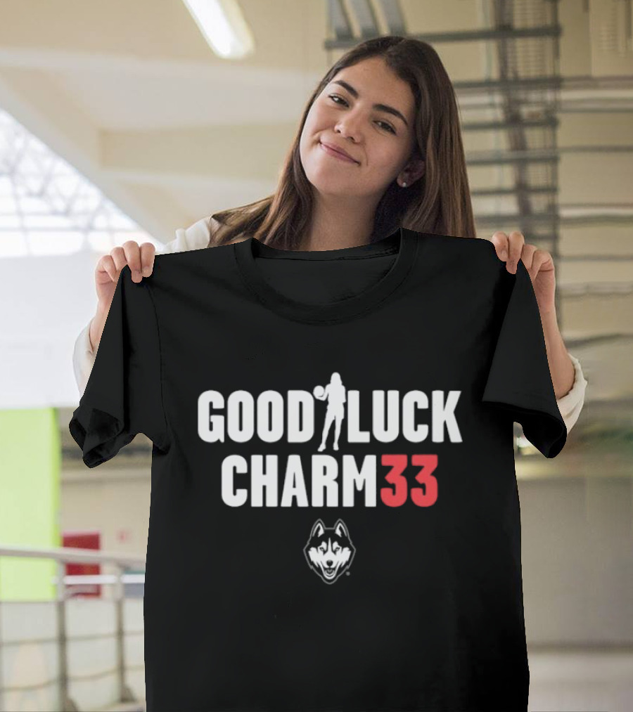 Good Luck Charm 33 UConn Huskies T-Shirt
