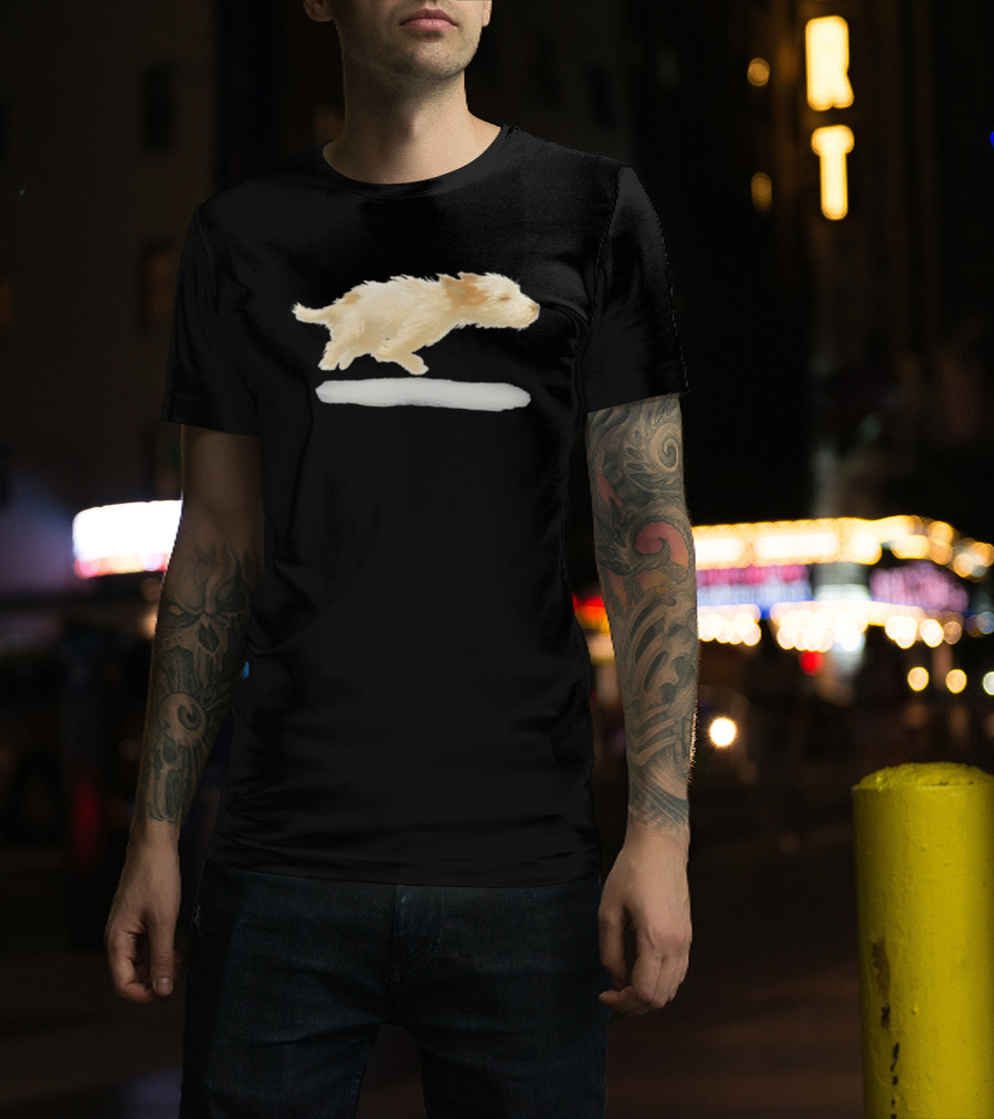 Running Dog Sketch T-Shirt