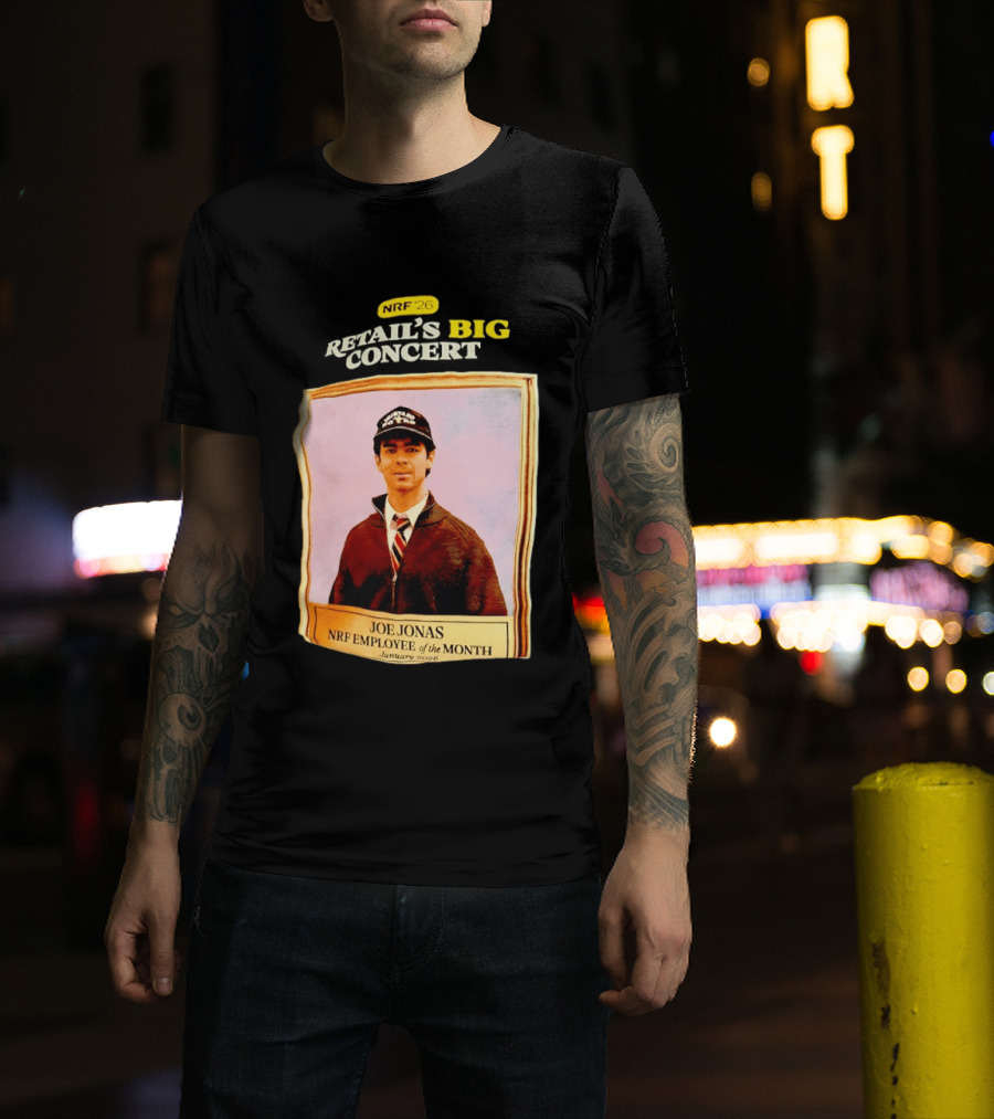 Joe Jonas NRF Employee Of The Month January 2006 Retail's Big Concert T-Shirt