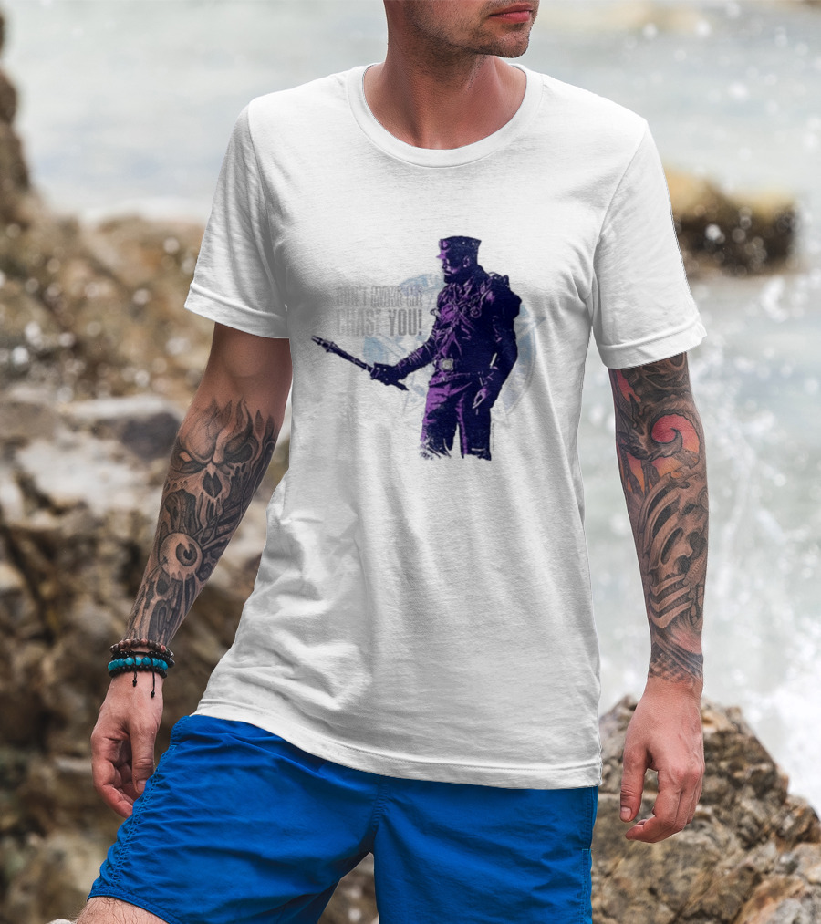 Coyle Don't Make Me Chase You Purple Costume Valentine's Day T-Shirt