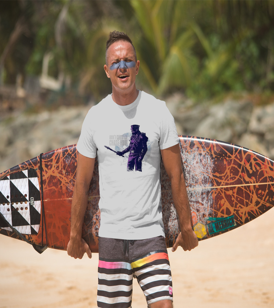 Coyle Don't Make Me Chase You Purple Costume Valentine's Day T-Shirt