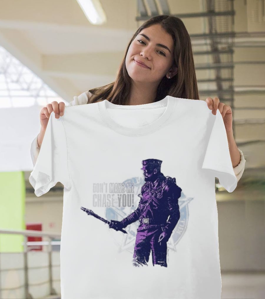 Coyle Don't Make Me Chase You Purple Costume Valentine's Day T-Shirt