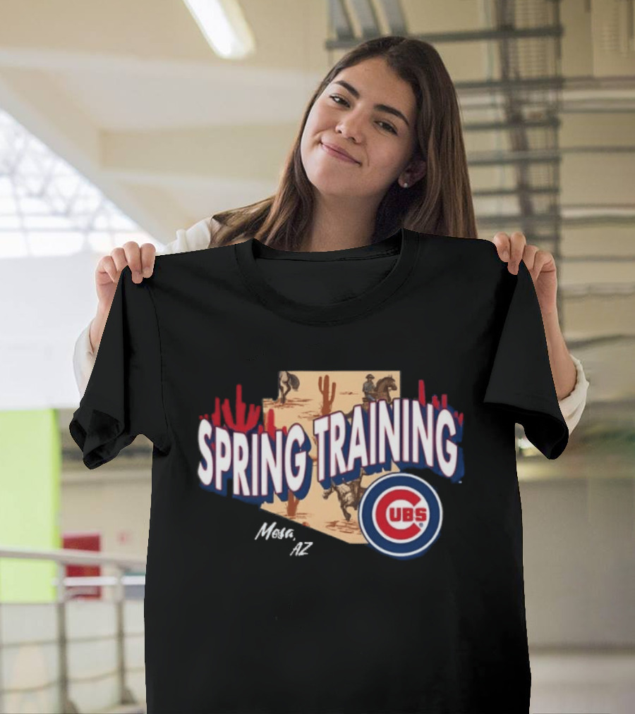 Cubs 2026 Spring Training Mesa AZ Cactus Baseball Event T-Shirt