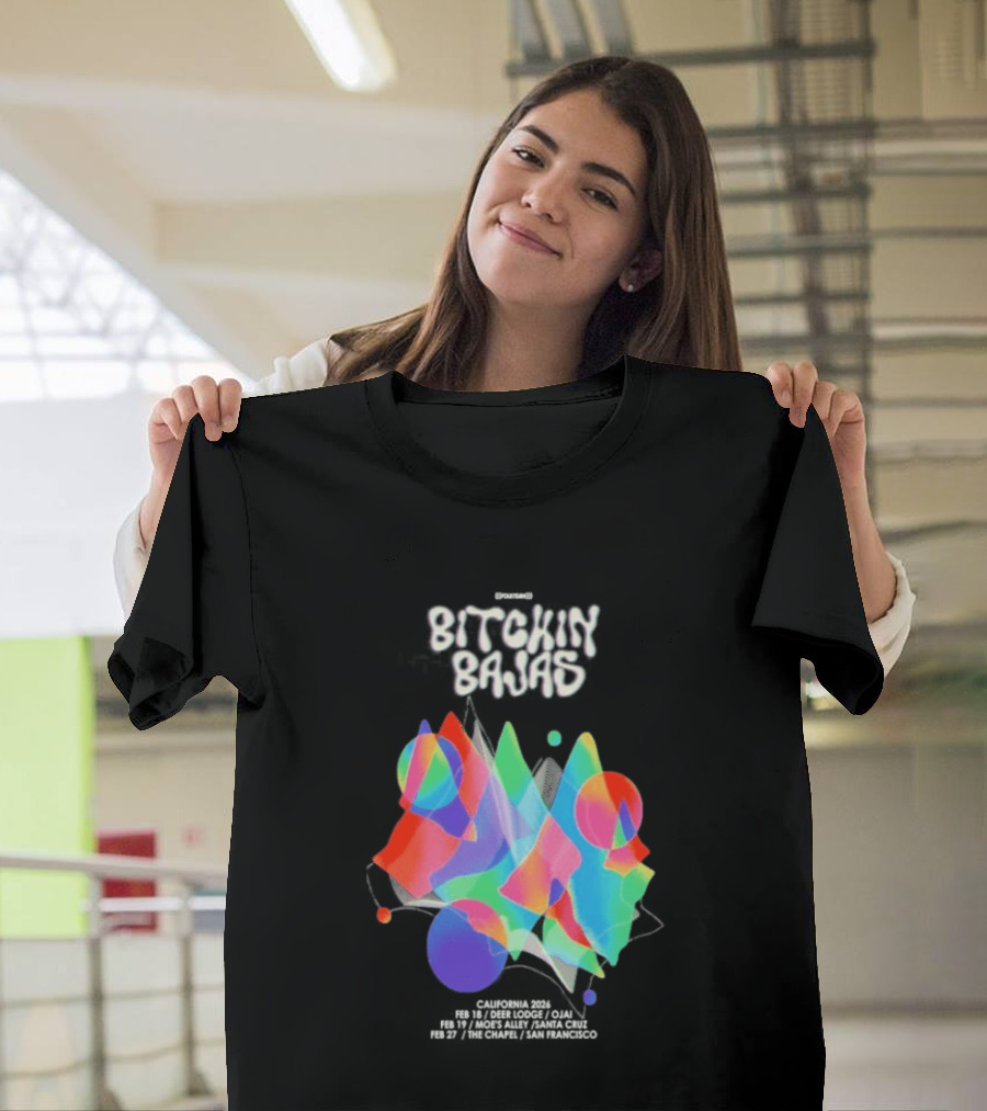 Bitchin Bajas California February 2026 Psychedelic T-Shirt