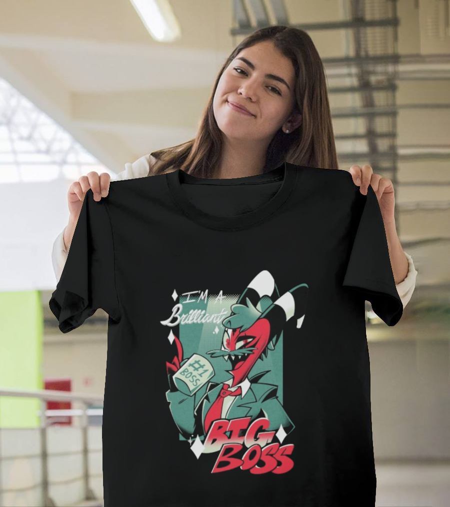 Brilliant Big Boss Hazbin Hotel #1 Boss Coffee T-Shirt