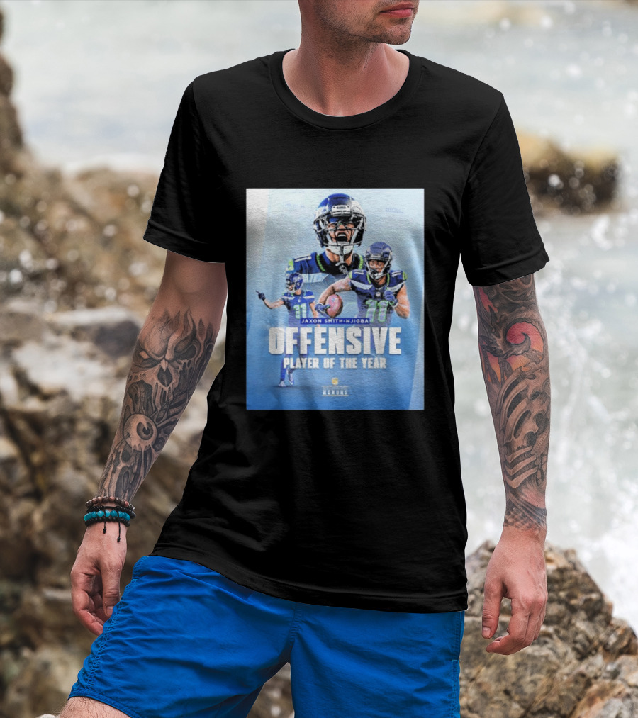 Jaxon Smith Njigba Offensive Player Of The Year Seattle Seahawks Honors T-Shirt