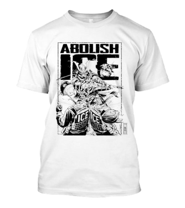 Abolish Ice Samurai Warrior Protest T-Shirt