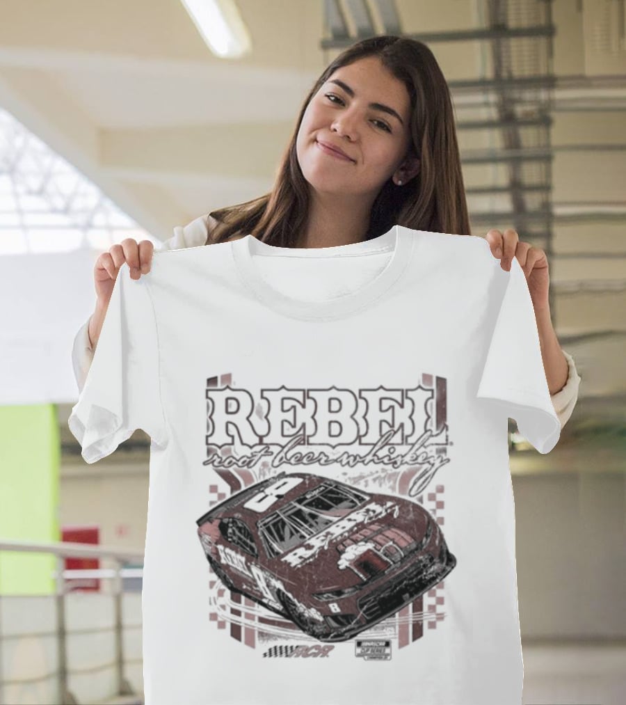Kyle Busch Rebel Root Whiskey Richard Childress Racing Car T-Shirt