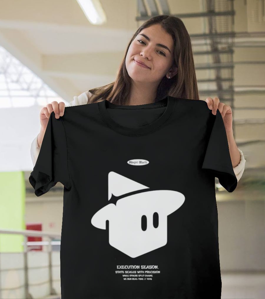 Execution Season Magic Block State Scales With Precision T-Shirt