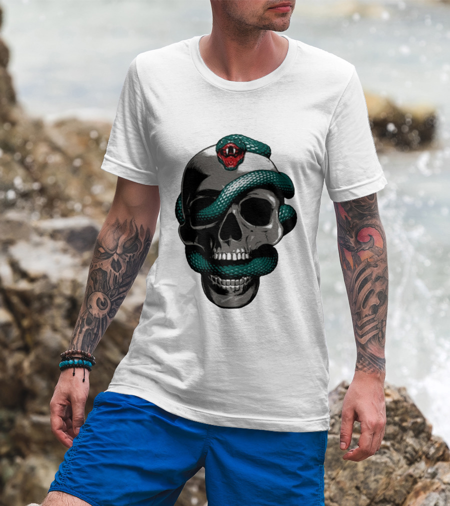 Brad Arnold Snake Skull T-Shirt