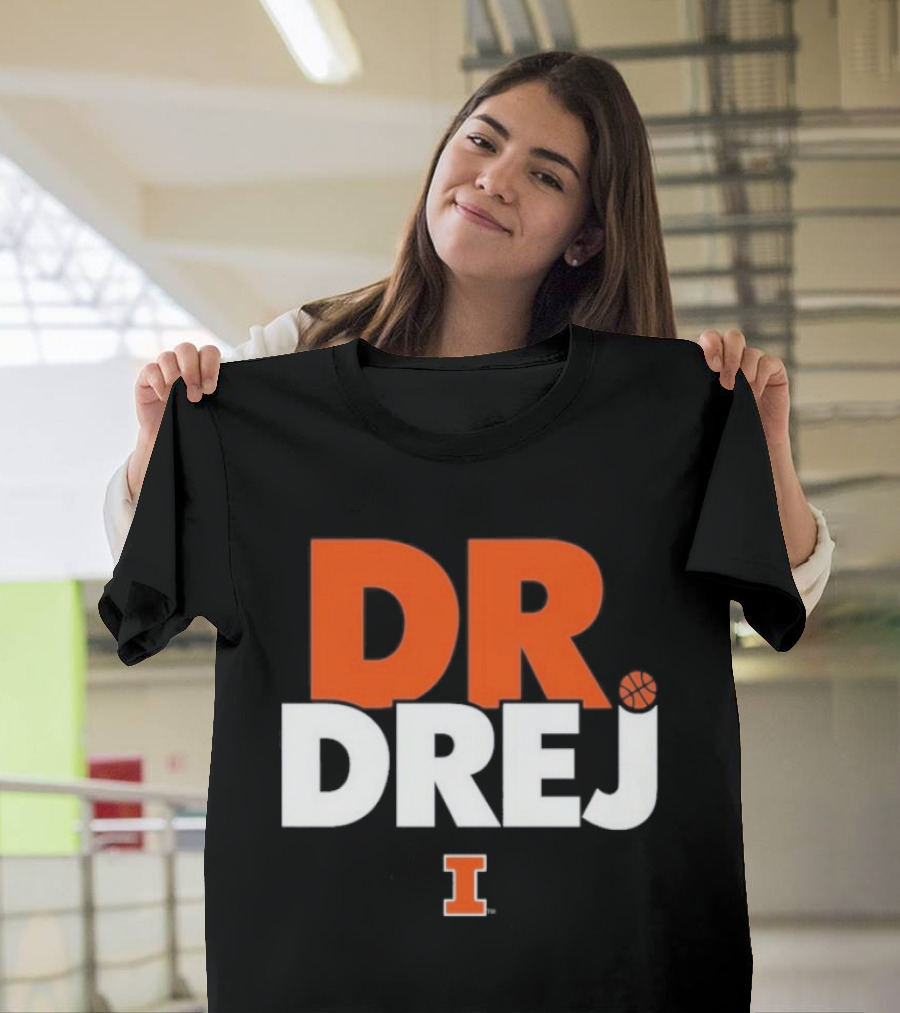 Andrej Stojakovic Dr. Drej I Illinois Fighting Illini T-Shirt