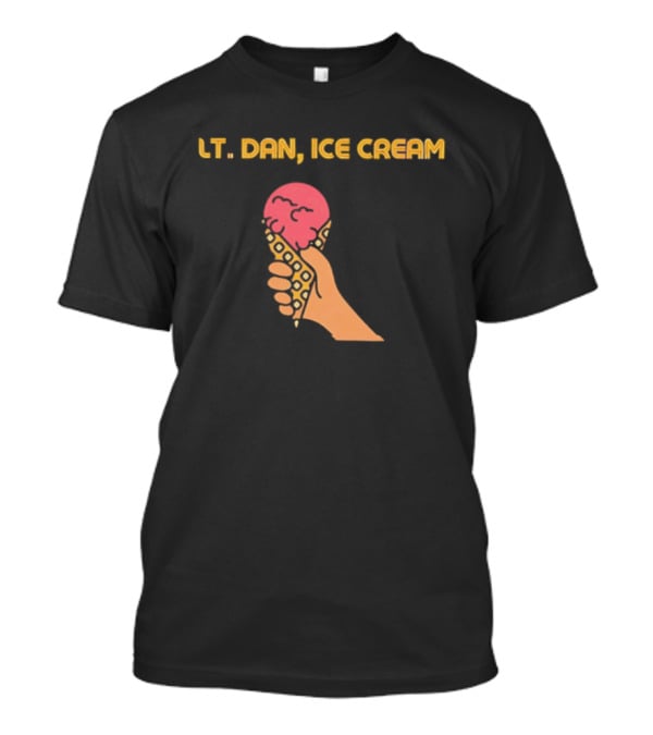 LT Dan Ice Cream Cone Hand T-Shirt