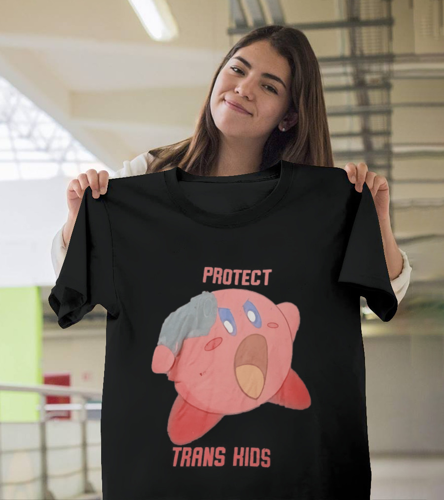 Kirby Protect Trans Kids T-Shirt