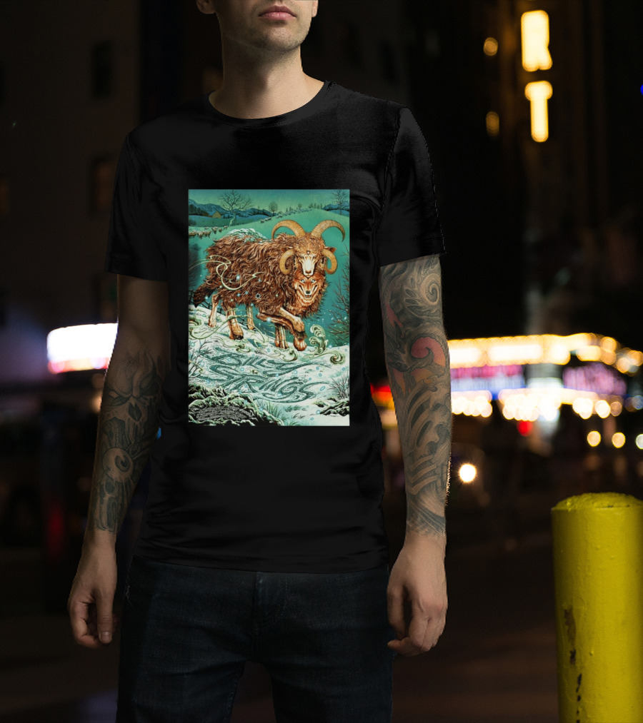 Billy Strings Asheville NC Event Feb 10 14 2026 Wolf Ram T-Shirt