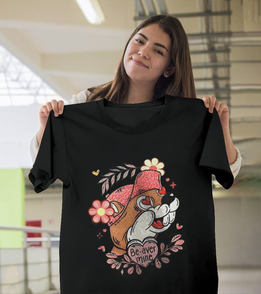 Buc Ee's Be Mine Valentine's Day Buc Ee's Love And Beaver Mine T-Shirt
