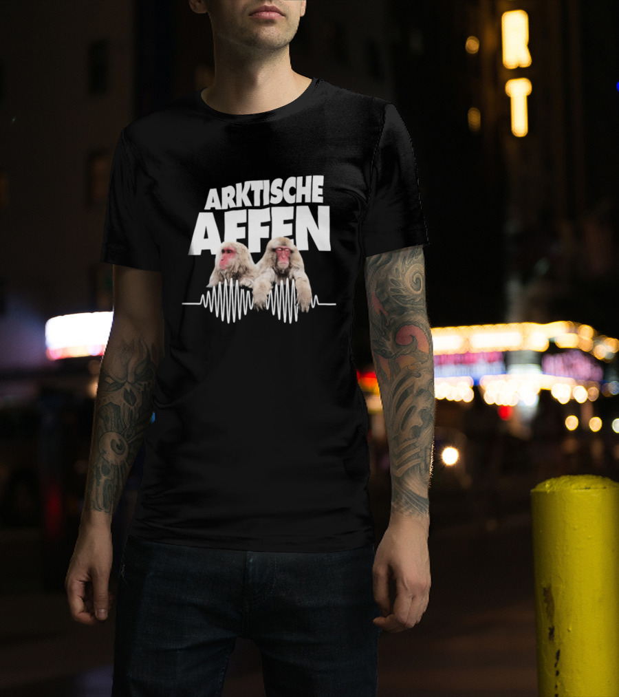 Arktische Affen Snow Monkeys Soundwave T-Shirt